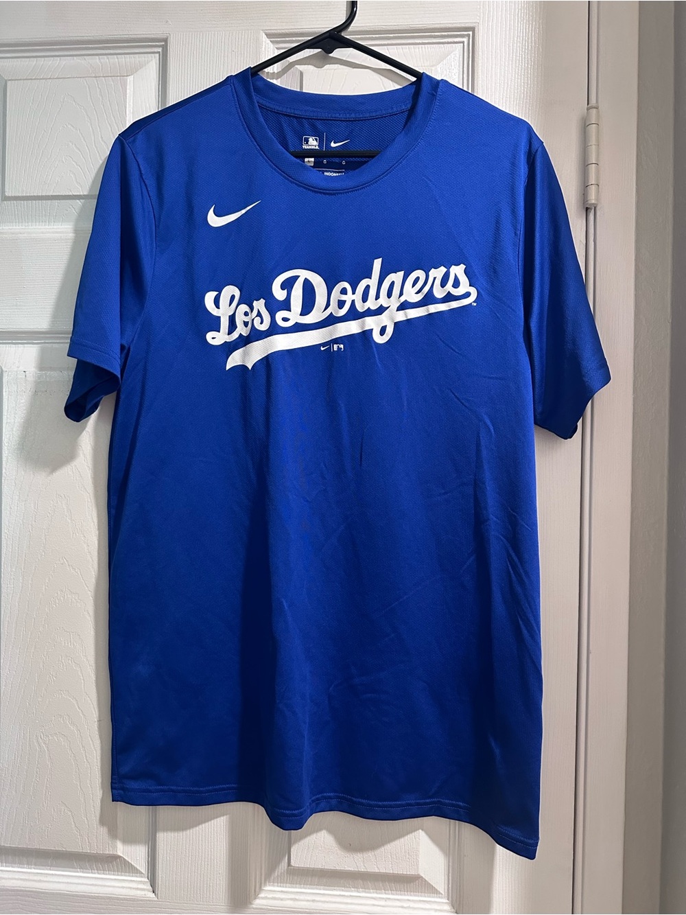 Nike ‘Los Dodgers’ Blue Short-Sleeve Performance Shirt